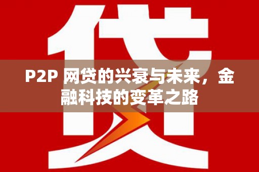 灌南P2P 网贷的兴衰与未来，金融科技的变革之路