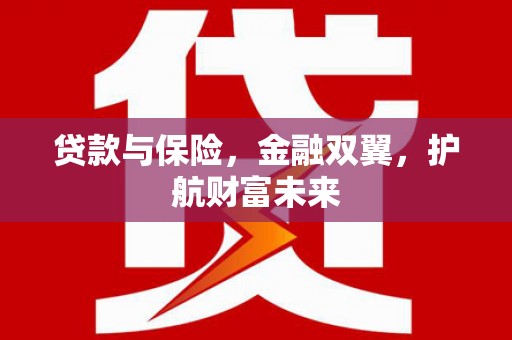 灌南贷款与保险，金融双翼，护航财富未来