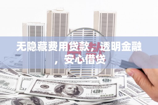 灌南无隐藏费用贷款，透明金融，安心借贷