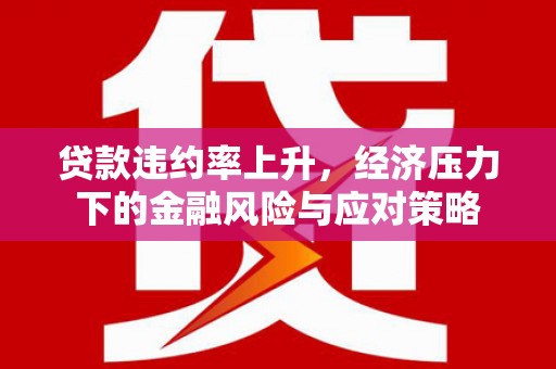 灌南贷款违约率上升，经济压力下的金融风险与应对策略
