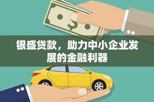 灌南银盛贷款，助力中小企业发展的金融利器