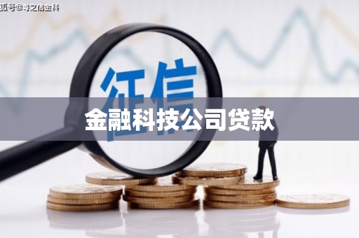 灌南金融科技公司贷款