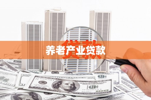 灌南养老产业贷款