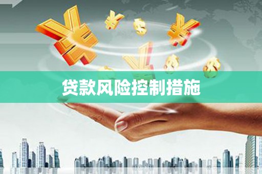 灌南贷款风险控制措施